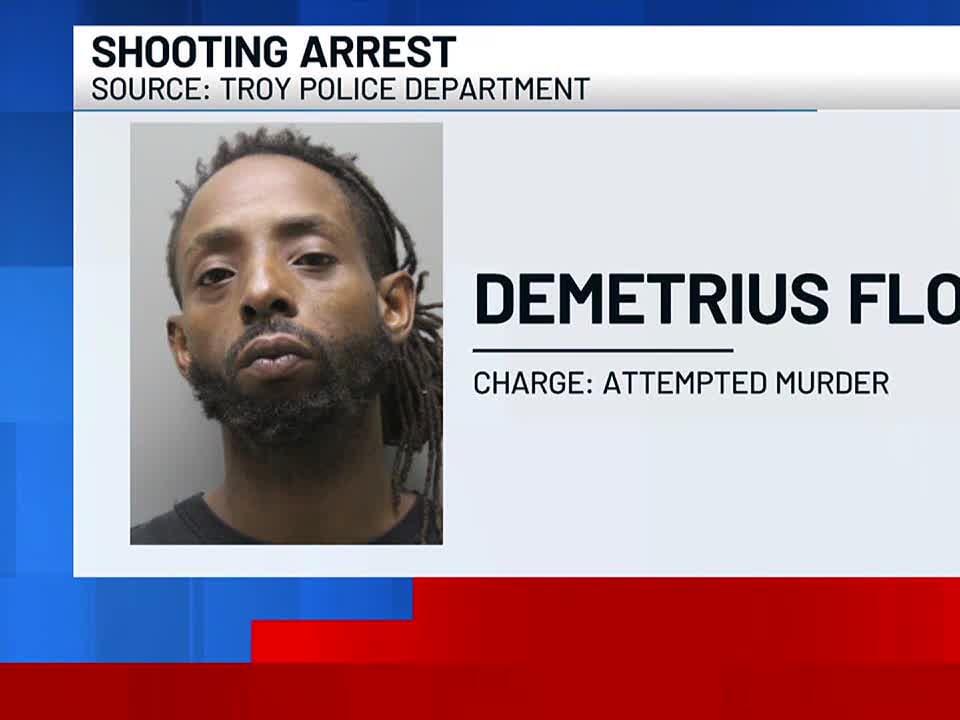 Man arrested in Troy shooting case