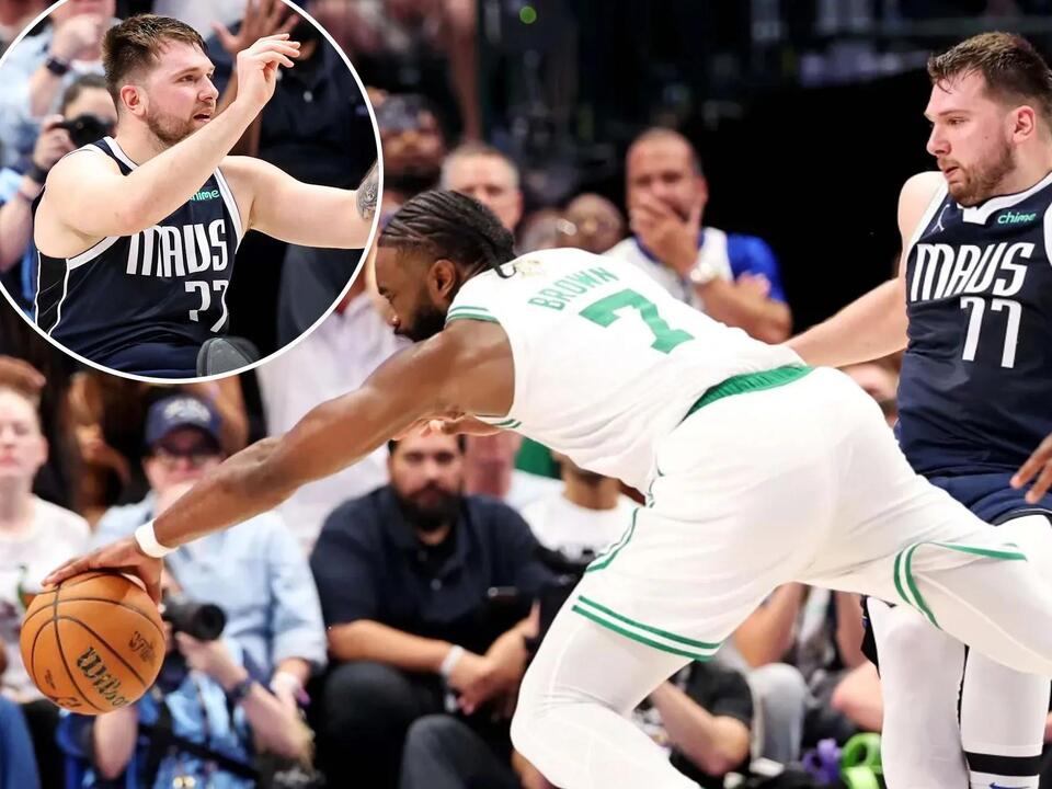 Referees’ foul call on Luka Doncic all but gives Celtics NBA title