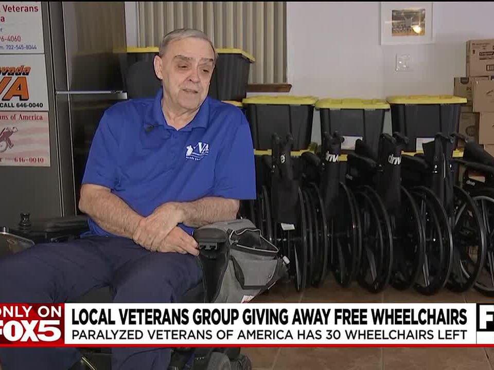 Las Vegas veterans group giving away free wheelchairs