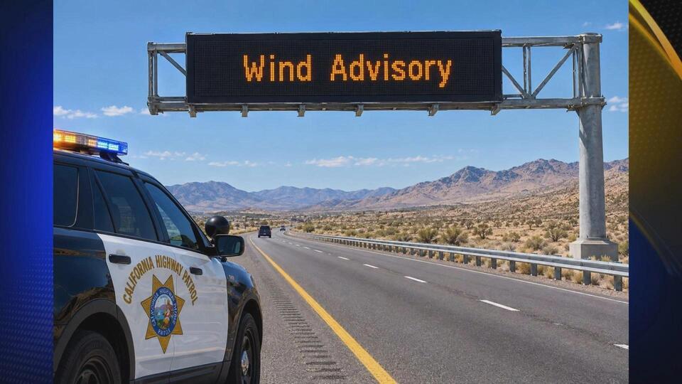 Wind advisory on US-395 near Nevada border — avoid if possible - NewsBreak