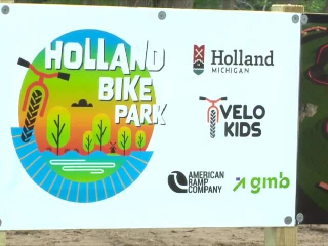 Holland breaks ground on new free bike park for all ages