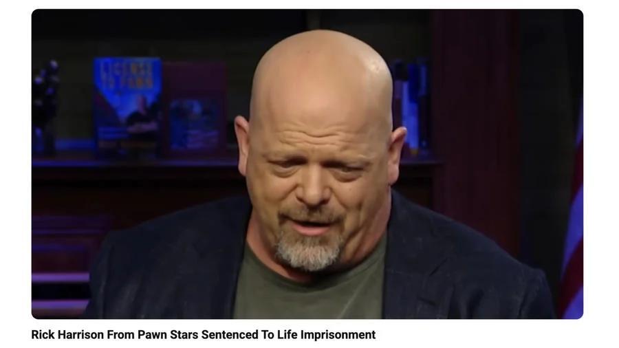 Fact Check: Rick Harrison From 'Pawn Stars' Was NOT Sentenced to Life ...