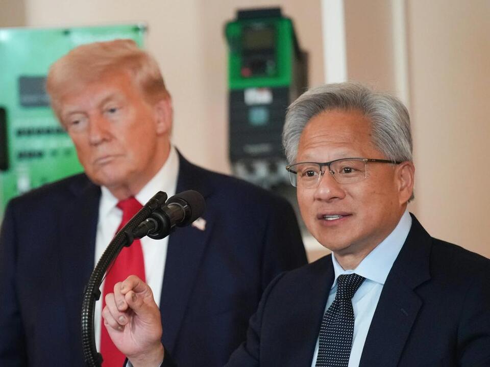 Trump called Nvidia CEO Jensen Huang mid-interview to rip AI doomerism: 'The robots will not be taking over'