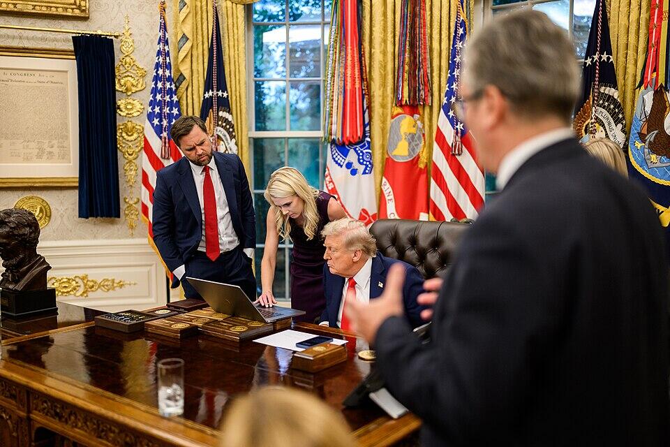 Trump Reportedly Weighs ‘Human Printer’ Natalie Harp for Press Secretary as Karoline Leavitt Prepares to Leave