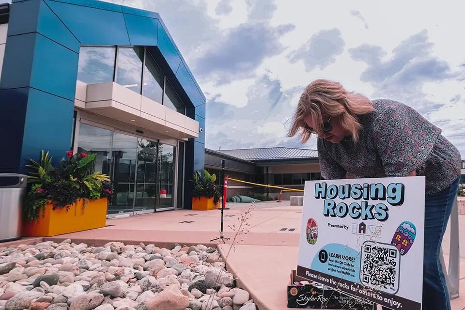 Housing Rocks: Fishers library, HAND team up for a fun display with a serious message