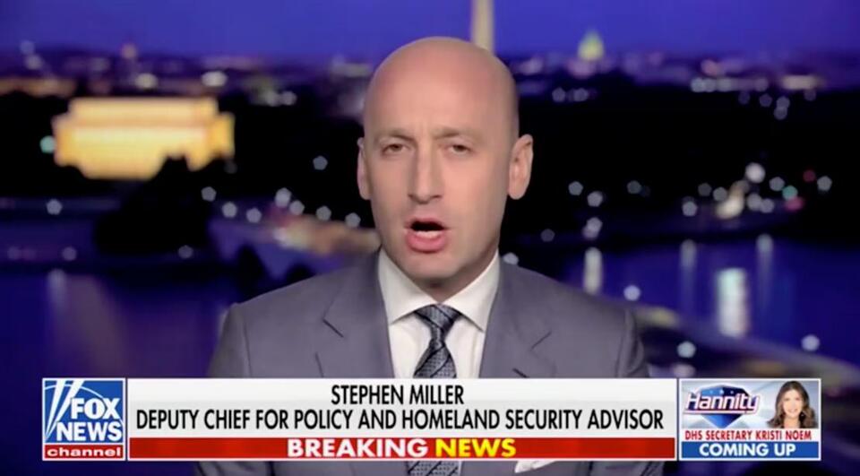 Stephen Miller Yells About American ‘Killing Field’ in Unhinged Rant ...