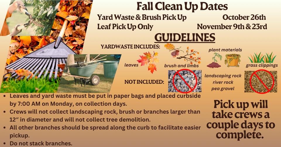 2026 FALL CLEAN UP DATES - NewsBreak