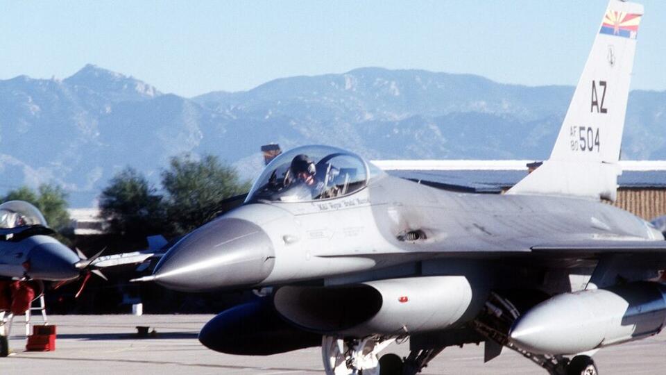 Two F-16s carrying Lockheed Martin Legion pods shared passive infrared ...