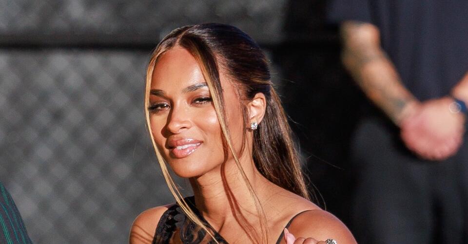 Ciara Makes a Statement in Lacy Dress, Thigh-High Stockings and Heels with Russell Wilson on ‘Jimmy Kimmel’ – NewsBreak