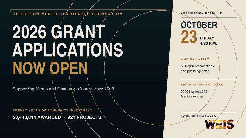 Tillotson Menlo Charitable Foundation Opens 2026 Grant Applications ...