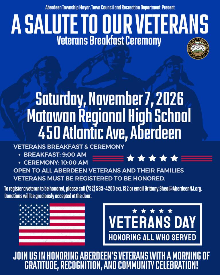A Salute to Our Veterans – Veterans Breakfast & Ceremony - NewsBreak