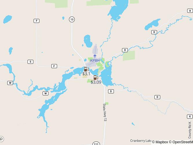 Save 0.03 per gallon on gas at the cheapest station in Phillips