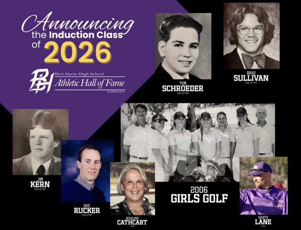 Bret Harte Hall of Fame set to enshrine Class of 2026 - NewsBreak
