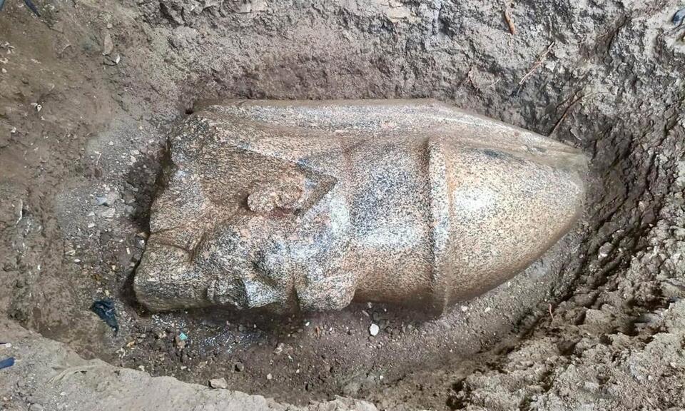 An Egyptian villager reported a carved stone outside his house, and it ...