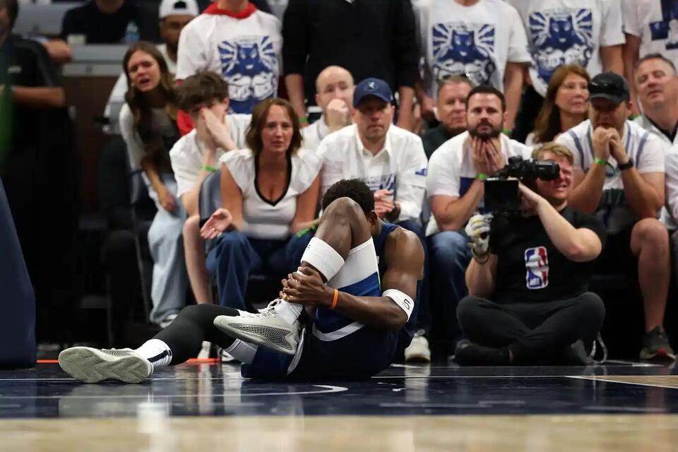 UPDATED Anthony Edwards Injury: Star Leaves Timberwolves’ Game 4 With ...