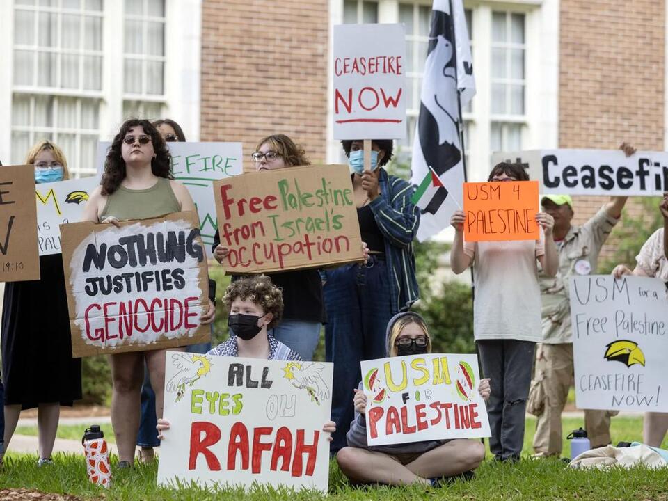 Pro-Palestinian protest at University of Southern Mississippi ends ...