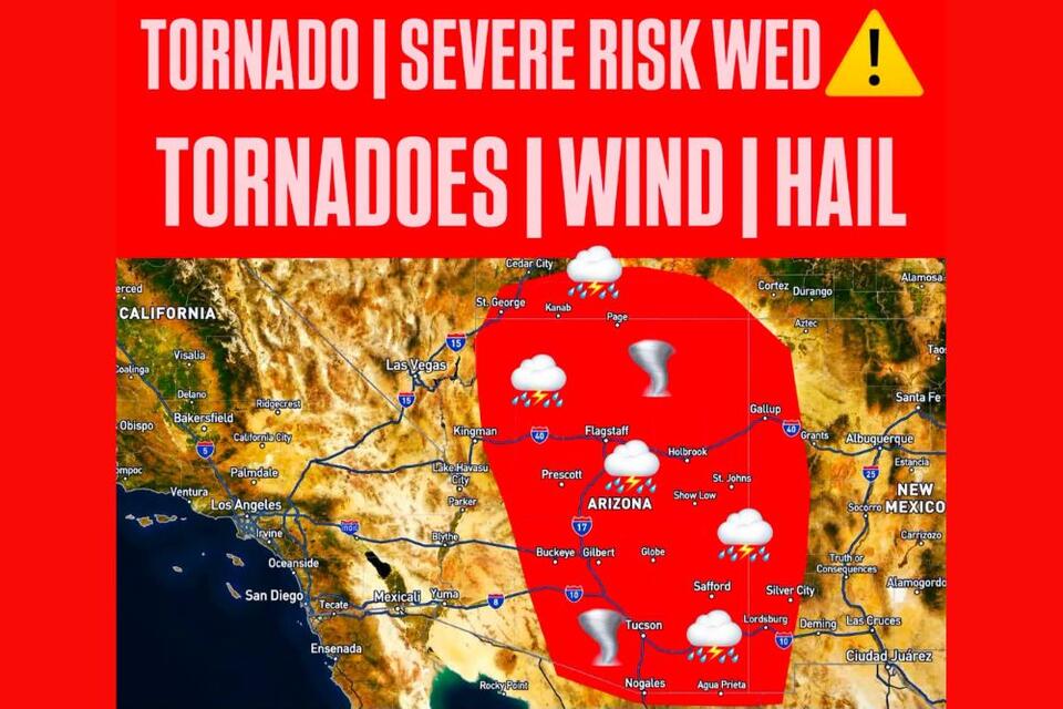 Large Hail, Damaging Winds, and Brief Tornadoes Possible Wednesday for ...