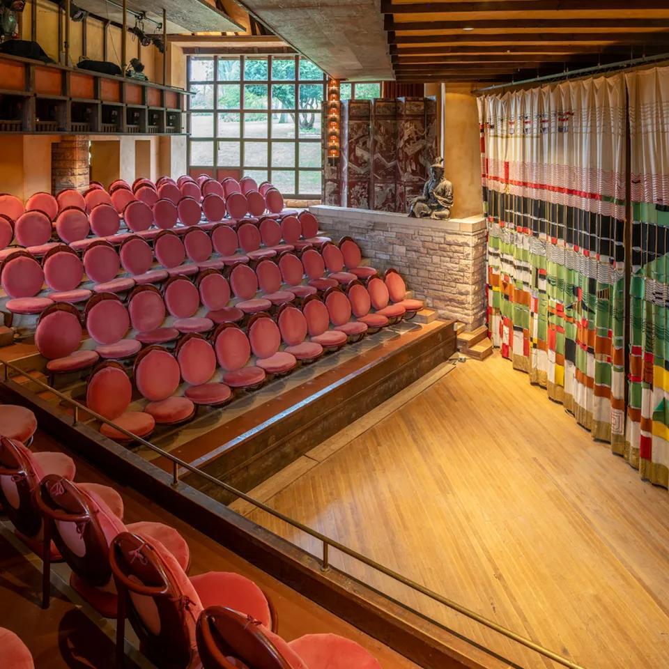 An Iconic Frank Lloyd Wright Theater Reopens Following a $1.1 Million ...