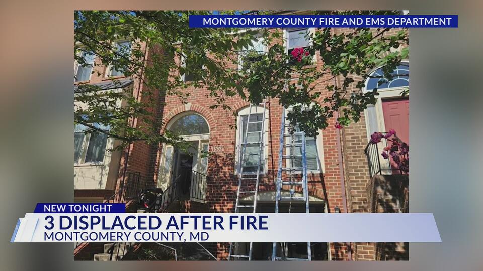 Three displaced in Rockville townhouse fire - NewsBreak