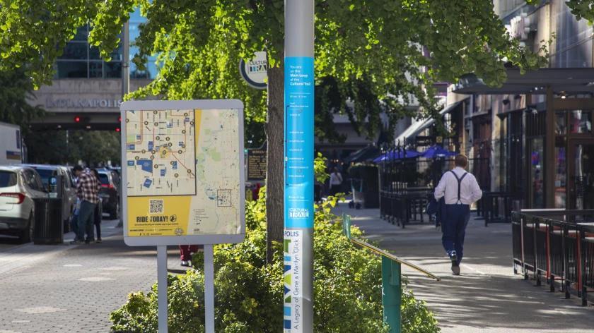 New signs along Indianapolis Cultural Trail aim to help people find ...
