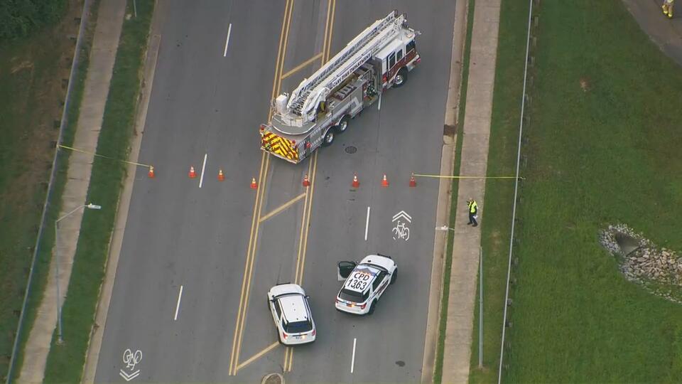 Cary road closed, person hit by car near Koka Booth Amphitheater