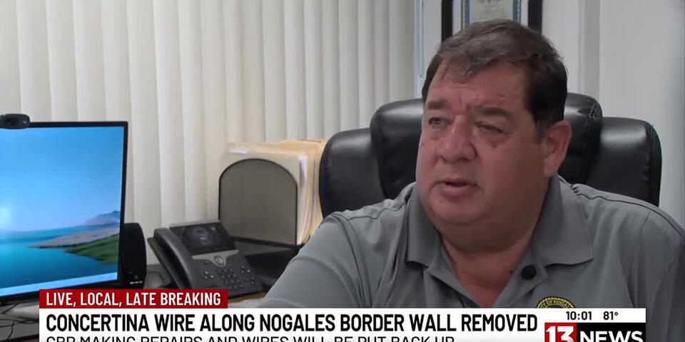 Nogales residents raise questions after concertina wire along border ...