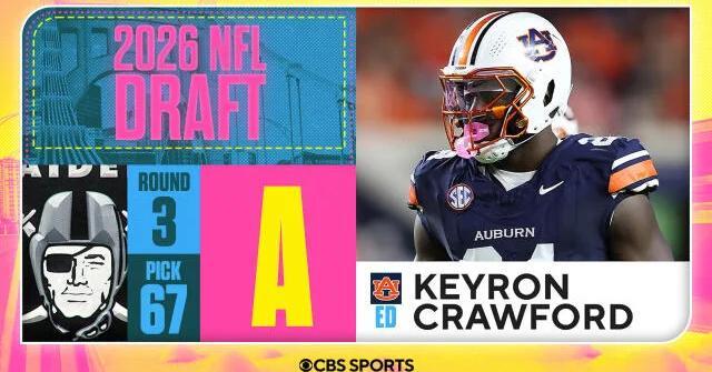 2026 NFL Draft Grades: Raiders Select Keyron Crawford No. 67 - NewsBreak