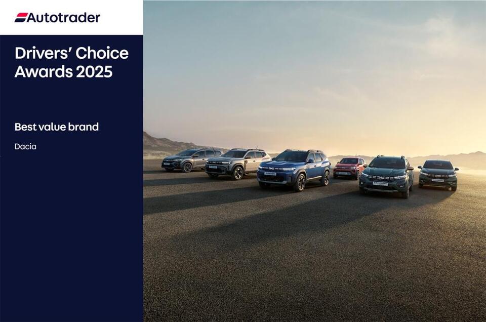 Dacia named 'Best Value Brand' at the Autotrader Drivers' Choice Awards ...