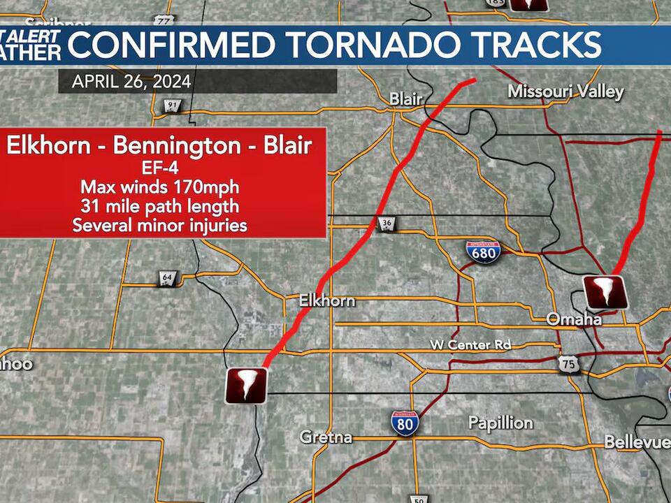 Tornado That Hit Elkhorn In April Upgraded To Ef 4