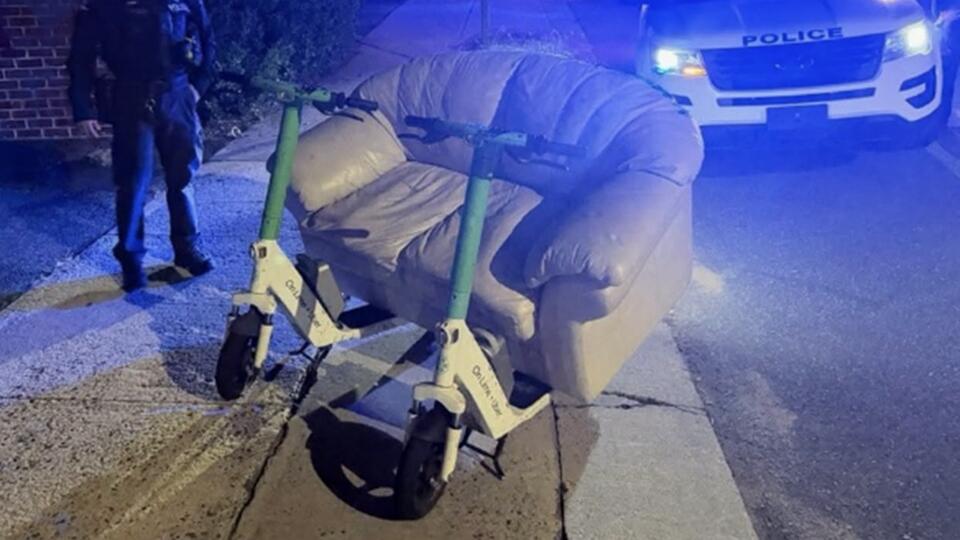 North Carolina Police Say Pair’s Custom Couch Scooter Probably Not Safe ...
