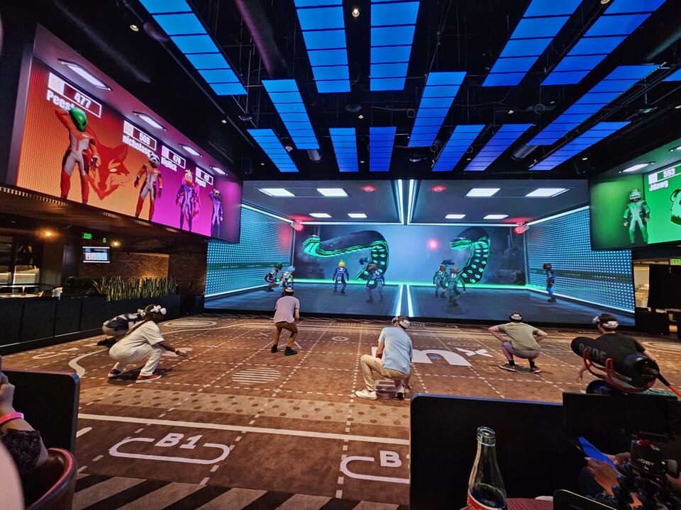 Air hockey, kraken tentacles, and laser rhythm: Inside new virtual ...