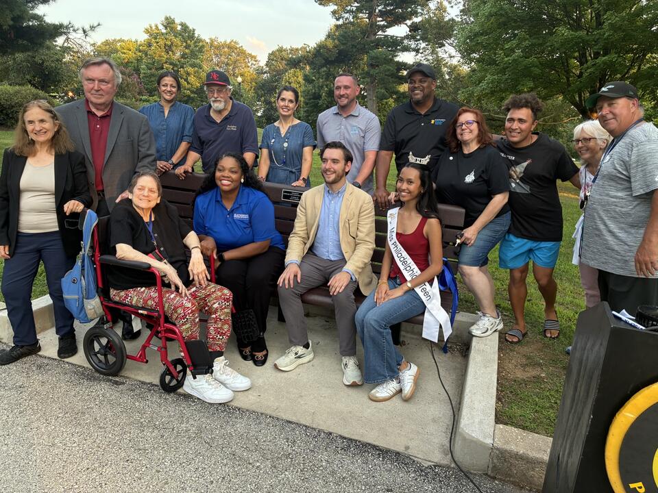 Family fun and a special new bench at Burholme Park