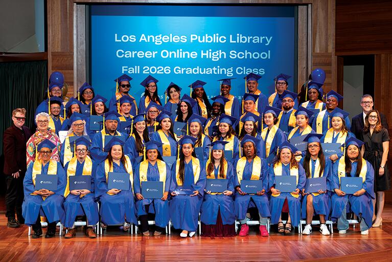 L.A. Public Library recognizes online high school grads - NewsBreak