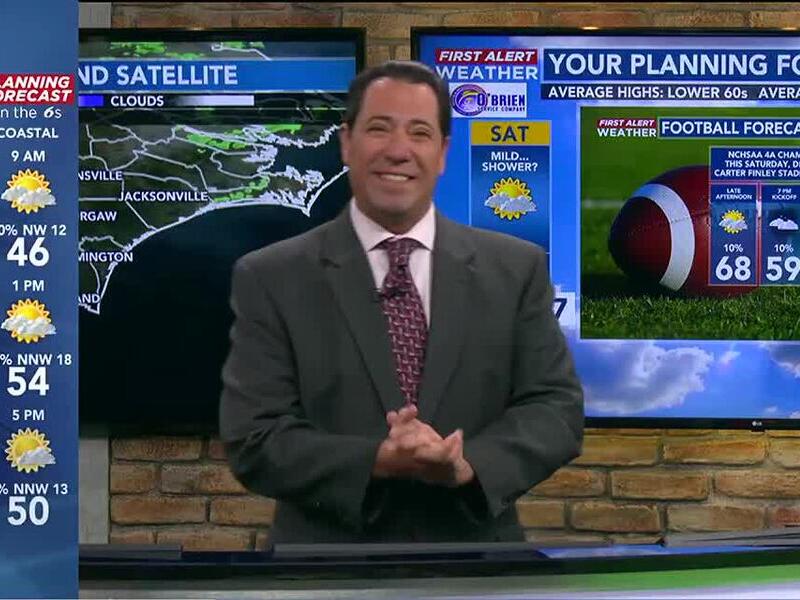 First Alert Forecast chilly winds Wednesday, stronger front Sunday