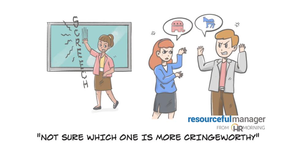 Politics, Religion & Money: 4 Things To Do When Cringeworthy Topics Come Up at Work
