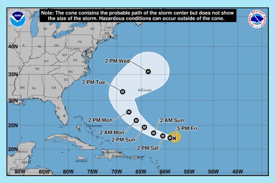 Hurricane Humberto tracker: See projected path and latest forecast as ...