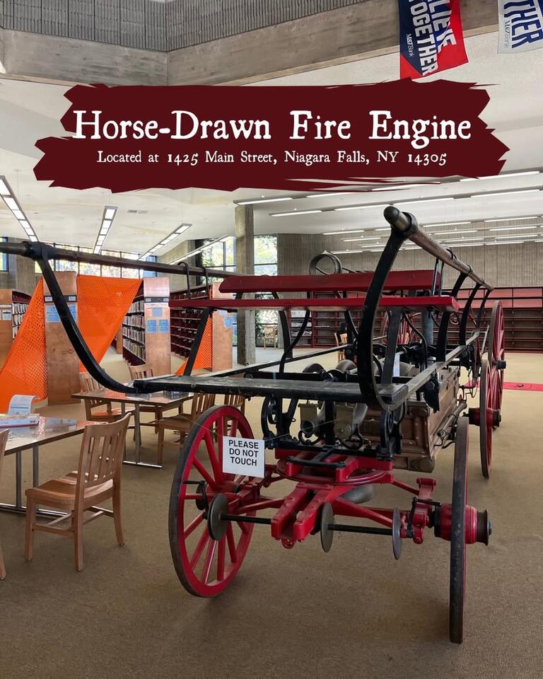 Historic fire engine on display at Main Branch - NewsBreak
