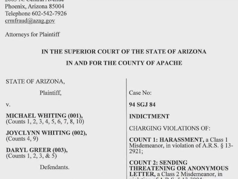 Apache Co. Attorney Michael Whiting's law license suspended