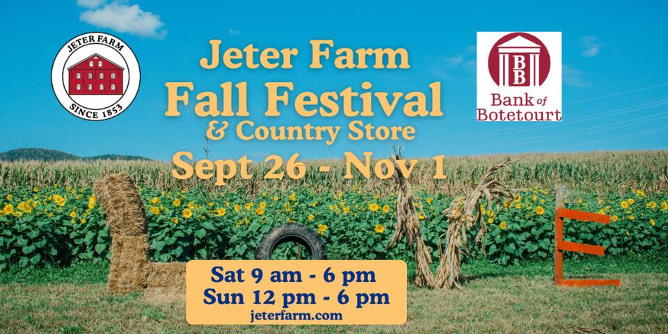 📅 Jeter Farm Fall Festival runs Sept 26–Nov 1, 2026 - NewsBreak