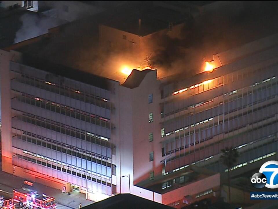 large-fire-at-la-county-social-services-building-engulfs-top-floor-making-work-for-crews-difficult
