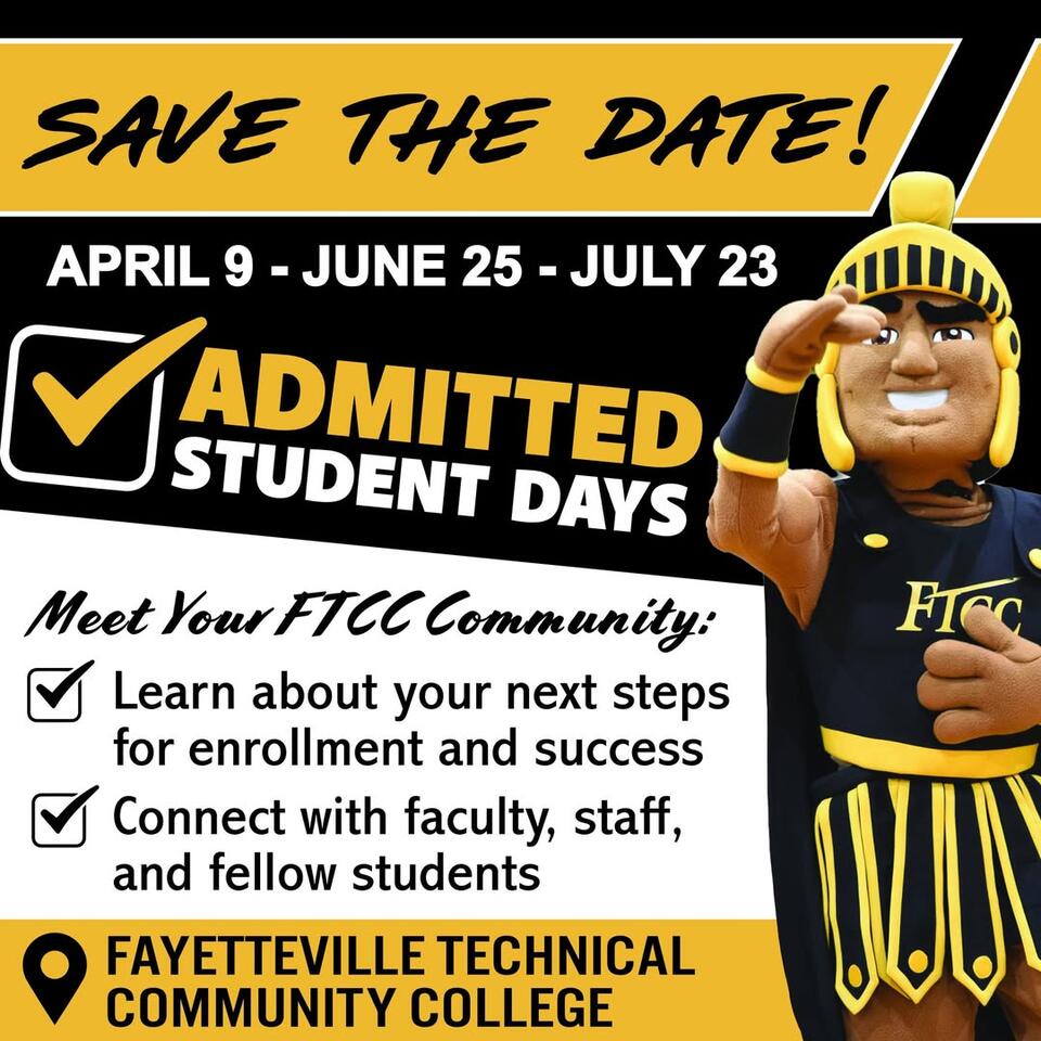 FTCC Admitted Student Day sessions announced - NewsBreak