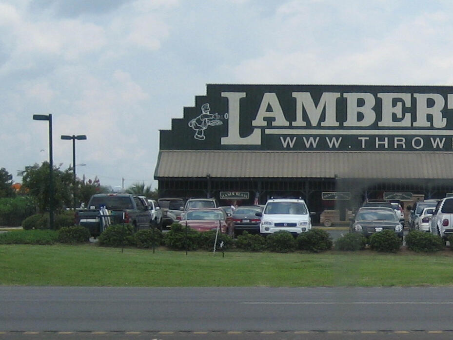 The Lambert's Cafe and its roll throwing tradition has brought the