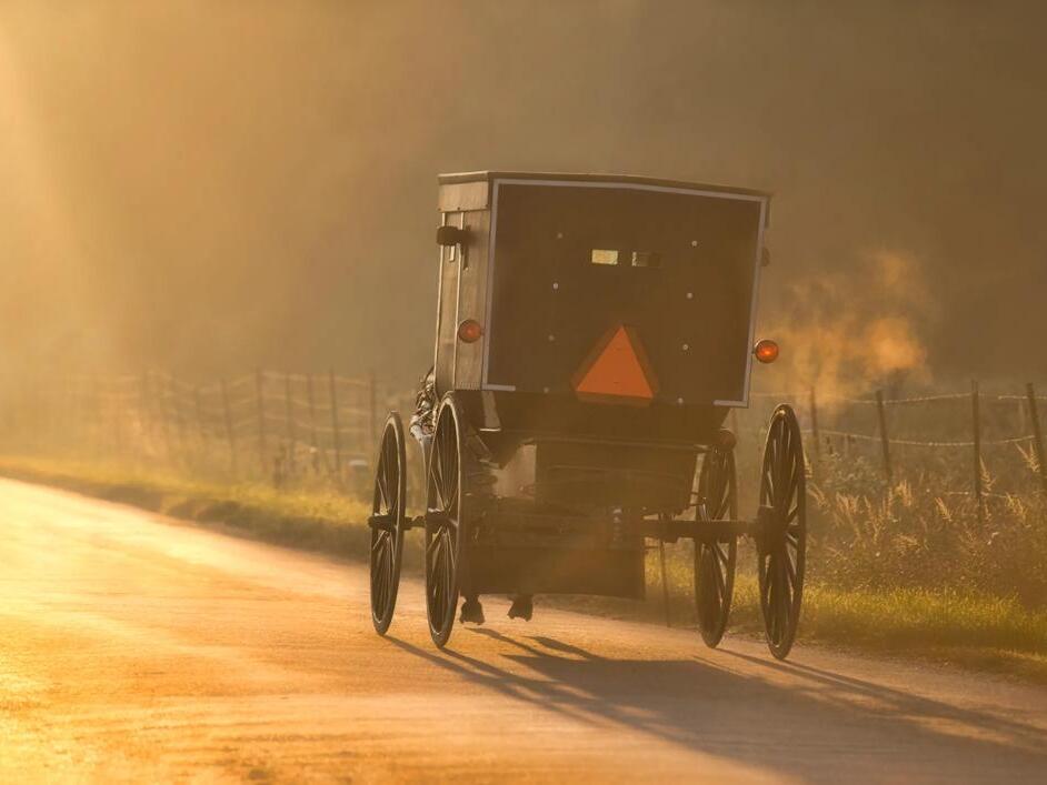 Two Amish children suffer "lifethreatening injuries" after buggy hit by a car near Hinckley, MN