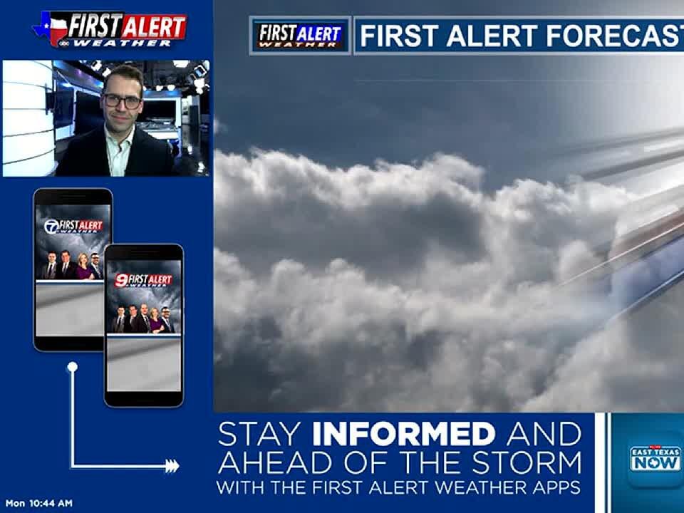 First Alert Weather: Showers and storms with heavy rains possible for ...