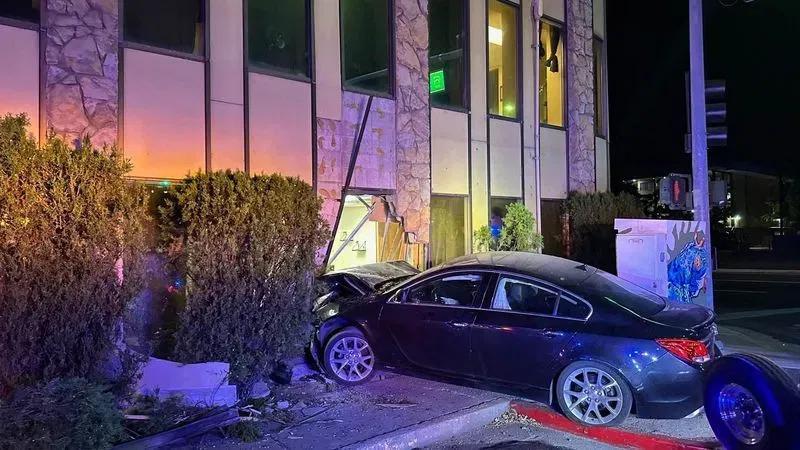 Reno Fire responds after car crashes into building near Wells Avenue ...