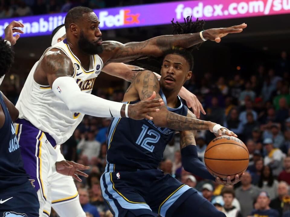 lebron james and ja morant
