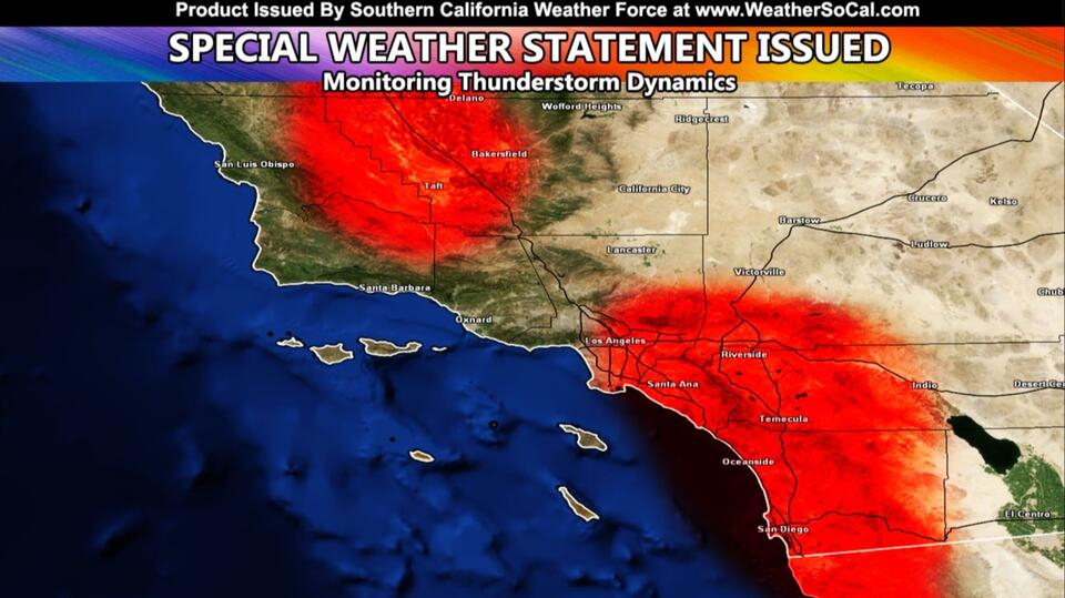 Special Weather Statement Issued for Metro Southern California Due to ...