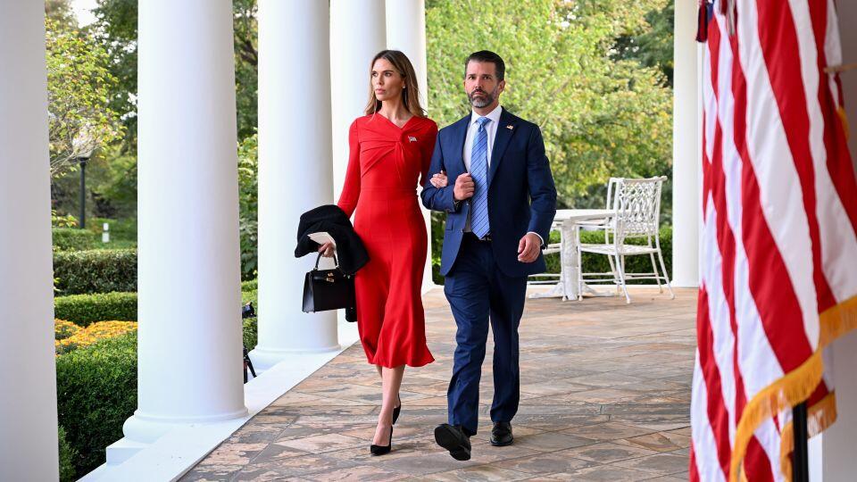Donald Trump Jr.'s wedding celebration will be on a small island in the Bahamas — without his father present, sources say