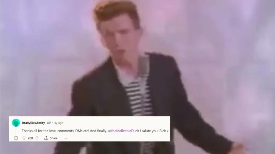 The Epic Moment Rick Astley Himself Got Rickrolled - NewsBreak