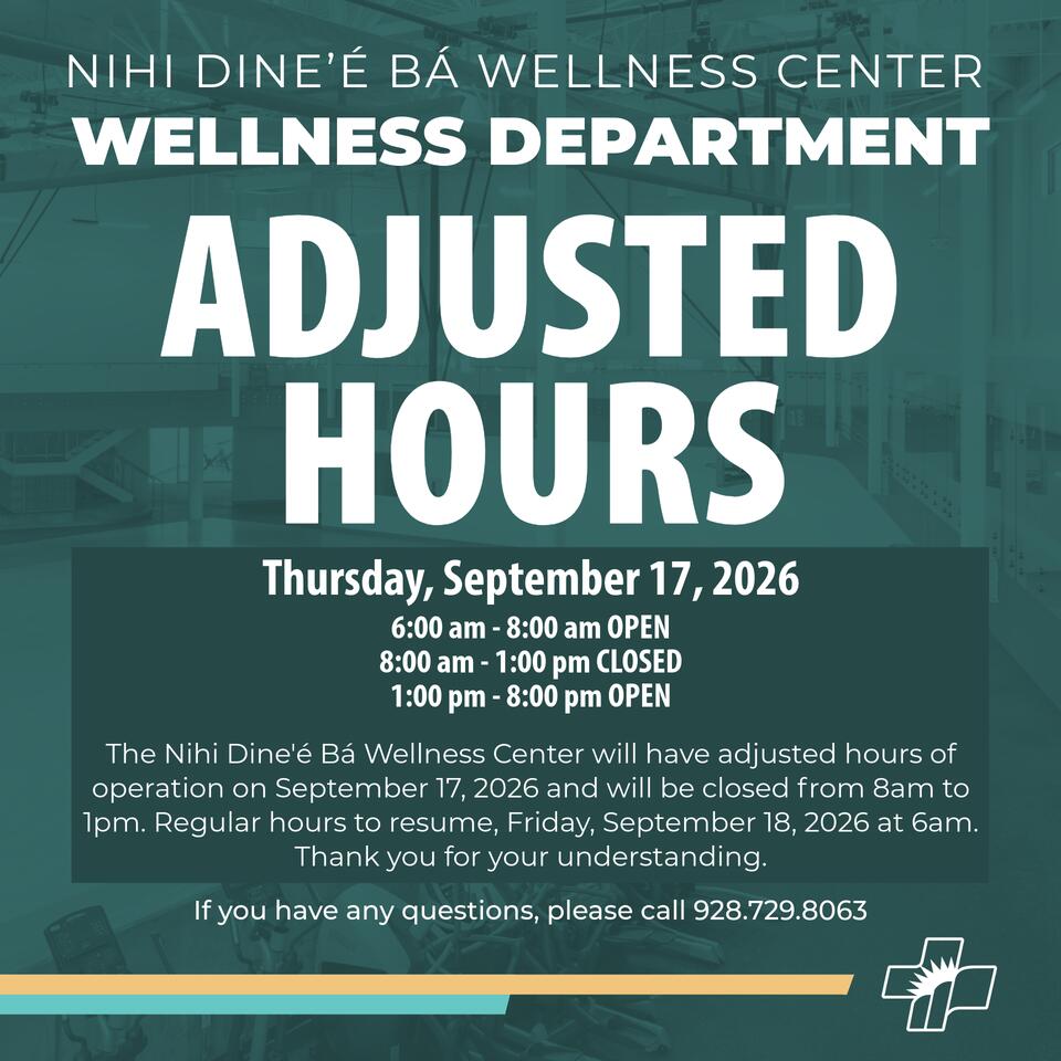 ⚠️ Nihi Dine'é Bá Wellness Center closed 8am–1pm Sept 17 - NewsBreak
